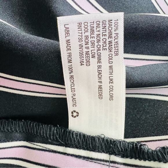 A New Day Striped Asymmetrical Ruffle High Low Skirt M - Picture 10 of 11